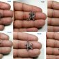 Pave Diamond Custom Name Initial Pendant 925 Silver Diamond Alphabet Letters.