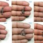 Pave Diamond Custom Name Initial Pendant 925 Silver Diamond Alphabet Letters.