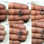 Pave Diamond Custom Name Initial Pendant 925 Silver Diamond Alphabet Letters.