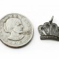 Pave Diamond Crown Charm Pendant 925 Sterling Silver Additional Finding Supply.