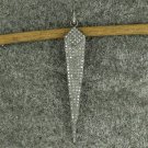 Spike Charm Pendant Pave Diamond 925 Silver Fashion Pendant Diamond Jewelry. Spike Charm Pendant Pave Diamond 925 Silver Fashion Pendant Diamond Jewelry.