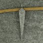 Spike Charm Pendant Pave Diamond 925 Silver Fashion Pendant Diamond Jewelry.