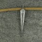 Spike Charm Pendant Pave Diamond 925 Silver Fashion Pendant Diamond Jewelry.