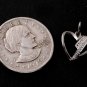 Pave Diamond Heart Charm Pendant 925 Silver Diamond Findings Anniversary Gift.