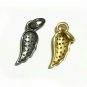 Pave Diamond Feather Charm Pendant 925 Silver Diamond Bail Pendant Birthday Gift