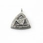 Pave Diamond Triangle Charm Pendant 925 Sterling Silver Additional Findings Gift