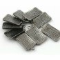 Pave Diamond Rectangle Charm Pendant 925 Sterling Silver Jewelry Additional Gift
