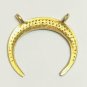 Pave Diamond Crescent Moon Pendant 925 Silver Diamond Horn Charm Pendant Gift.