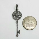 Key Pendant Pave Diamond 925 Silver Designer Key Necklace Jewelry Wedding Gift. Key Pendant Pave Diamond 925 Silver Designer Key Necklace Jewelry Wedding Gift.