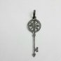 Key Pendant Pave Diamond 925 Silver Designer Key Necklace Jewelry Wedding Gift.