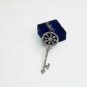 Key Pendant Pave Diamond 925 Silver Designer Key Necklace Jewelry Wedding Gift.