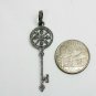 Key Pendant Pave Diamond 925 Silver Designer Key Necklace Jewelry Wedding Gift.