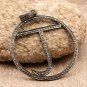 Pave Diamond Initial Pendant 925 Silver Diamond Alphabet Necklace Jewelry Gift.
