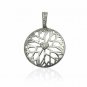 Crisscross Pendant Pave Diamond Heart Pendant 925 Silver Diamond Pendant.