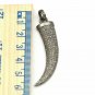 Horn Pendant Pave Diamond Modern Pendant 925 Silver Diamond Horn Pendant.