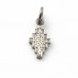 Minimalist Charm Pendant 925 Silver Pave Diamond Fancy Pendant Valentines Gift.