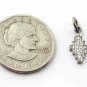 Minimalist Charm Pendant 925 Silver Pave Diamond Fancy Pendant Valentines Gift.