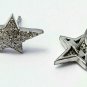 Pave Diamond Star Stud Earring 925 Silver Diamond Star Tops Birthday Earring.