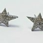 Pave Diamond Star Stud Earring 925 Silver Diamond Star Tops Birthday Earring.