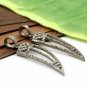 Saber Tooth Pendant 925 Silver Pave Diamond Tooth Pendant Graduation Gift Charm.