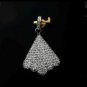 Pave Diamond Fancy Pendant 925 Silver Diamond Pendant For Christmas Gift.