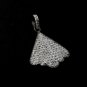 Pave Diamond Fancy Pendant 925 Silver Diamond Pendant For Christmas Gift.