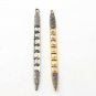 Pave Diamond Rose Cut Long Spike Charm Pendant 925 Silver Diamond Charm Pendant.