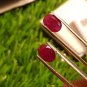 Mozambique Ruby 3.95 ct Pair Red 100% Natural Ruby UNHEATED Ruby Cut Stone.