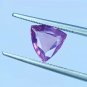 Mozambique Pink Spinel 1.45ct Excellent Cut Trillion Shape Pink Spinel CERTIFIED