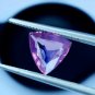 Mozambique Pink Spinel 1.45ct Excellent Cut Trillion Shape Pink Spinel CERTIFIED