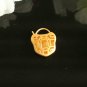 14k Solid Gold Lock Pendant Diamond Lock Necklace Matte Finish Pendant Charm.