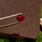 Mozambique Ruby 2.20cts Blood Red UNHEATED 100%Natural Ruby Cut Stone CERTIFIED