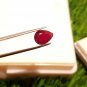 Mozambique Ruby 2.20cts Blood Red UNHEATED 100%Natural Ruby Cut Stone CERTIFIED