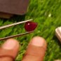 Mozambique Ruby 2.20cts Blood Red UNHEATED 100%Natural Ruby Cut Stone CERTIFIED