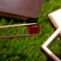 3.30cts Mozambique Ruby Blood Red Cut Stone UNHEATED Ruby 100%Natural CERTIFIED.