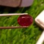 3.30cts Mozambique Ruby Blood Red Cut Stone UNHEATED Ruby 100%Natural CERTIFIED.
