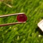 Mozambique Ruby 1.00Cts Cut Stone UNHEATED Ruby 100%Natural CERTIFIED Ruby.