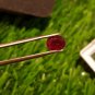 Mozambique Ruby 1.00Cts Cut Stone UNHEATED Ruby 100%Natural CERTIFIED Ruby.