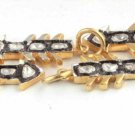 1 Pc Rose Cut Diamond Arrow Pendant Polki Diamond Charm 925 Silver Polki Pendant
