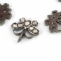 1 Pc Rose Cut Diamond Bee Pendant Polki Diamond Charm 925 Silver Polki Pendant.