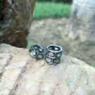 12mm Roscecut Diamond Spacers Rondelle Beads Findings 925 Silver Polki Diamond.