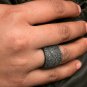 1470$ Wedding Band 6.60 cts Pave Diamond Ring 925 Silver Band Christmas Jewelry