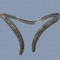 Unique Design Pave Diamond Cuff Bracelet 925 Silver Diamond Chevron Bracelet.