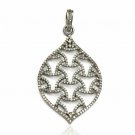 Pave Diamond Vintage Pendant 925 Silver Diamond Handmade Graduation Gift Pendant Pave Diamond Vintage Pendant 925 Silver Diamond Handmade Graduation Gift Pendant