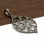Pave Diamond Vintage Pendant 925 Silver Diamond Handmade Graduation Gift Pendant