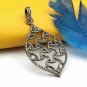Pave Diamond Vintage Pendant 925 Silver Diamond Handmade Graduation Gift Pendant