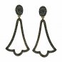925 Sterling Silver Pave Diamond Dangle Earring Diamond Jewelry Christmas Gift.
