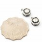 Hexagon Shape Connector Rose Cut Diamond 925 Sterling Silver Diamond Findings.