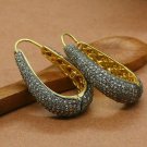 Natural Pave Diamond Drop Hoop Earring 925 Silver Diamond Precious Earring Set. Natural Pave Diamond Drop Hoop Earring 925 Silver Diamond Precious Earring Set.