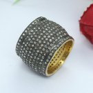 Pave Diamond Band Ring 925 Silver Diamond Wedding Band Anniversary Gift. Pave Diamond Band Ring 925 Silver Diamond Wedding Band Anniversary Gift.